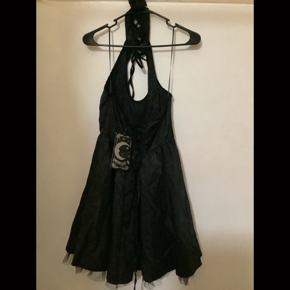 KILLSTAR LACEY PARTY DRESS SIZE L GOTHIC METAL BRAND NEW RARE NWT - Picture 4 of 10